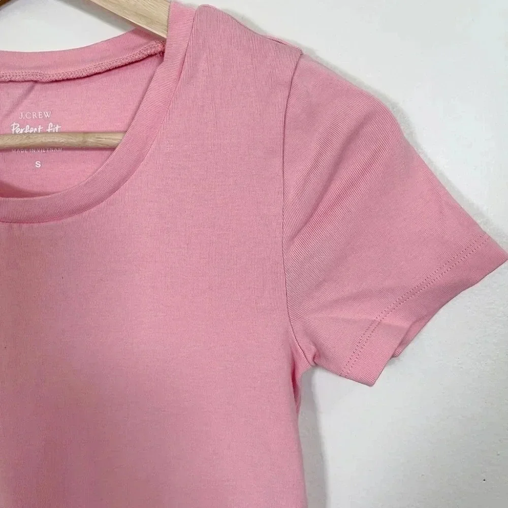 J.CREW Perfect Fit Cotton Crew Neck Tee